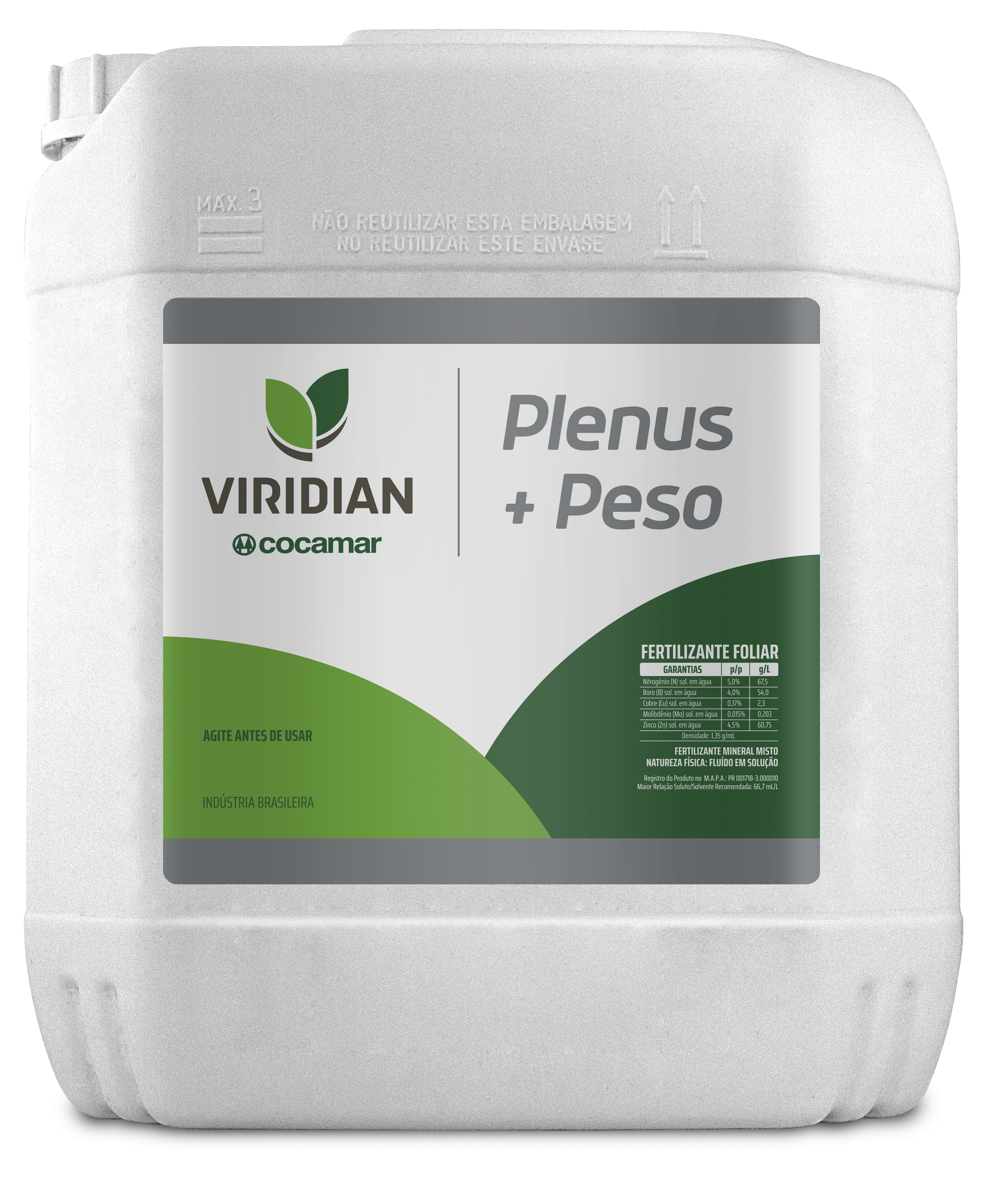 Imagem da Viridian Plenus + Peso