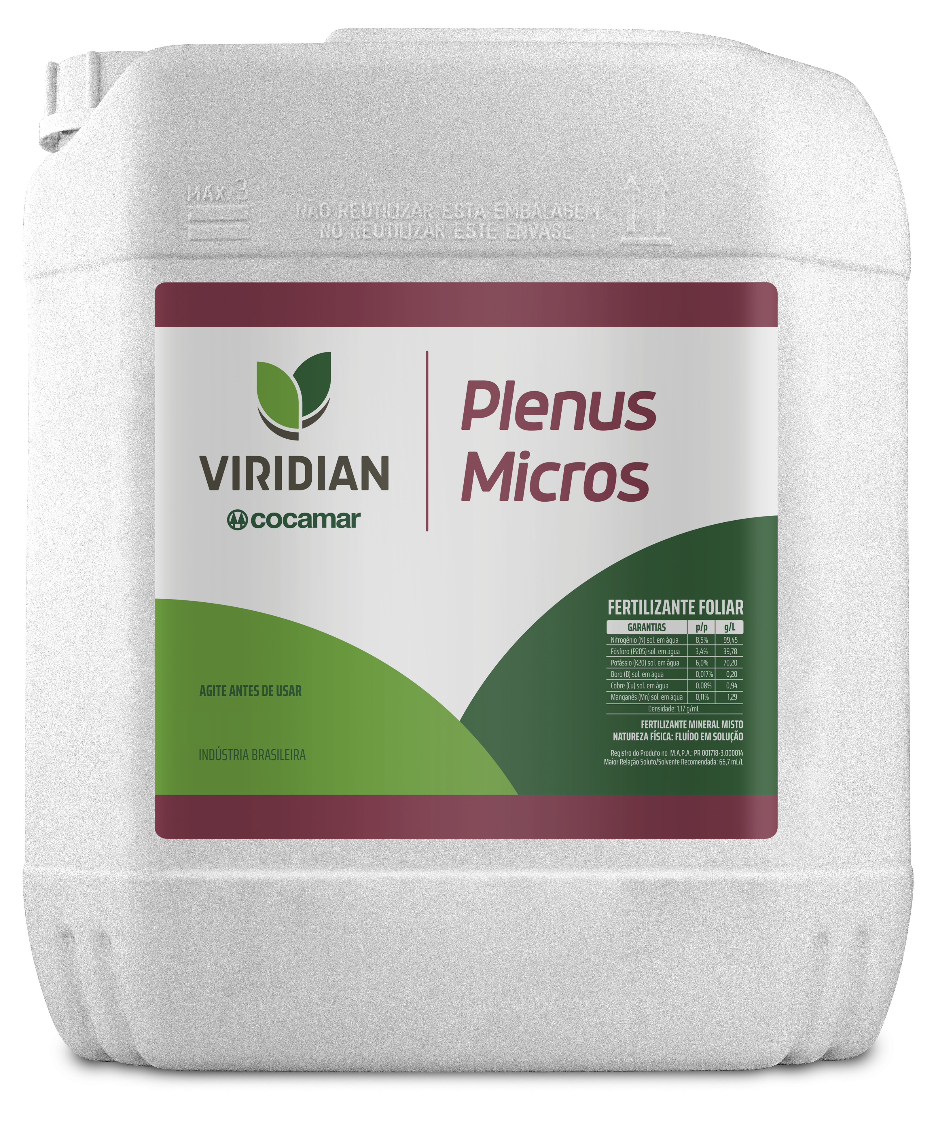 Imagem da Viridian Plenus Micros