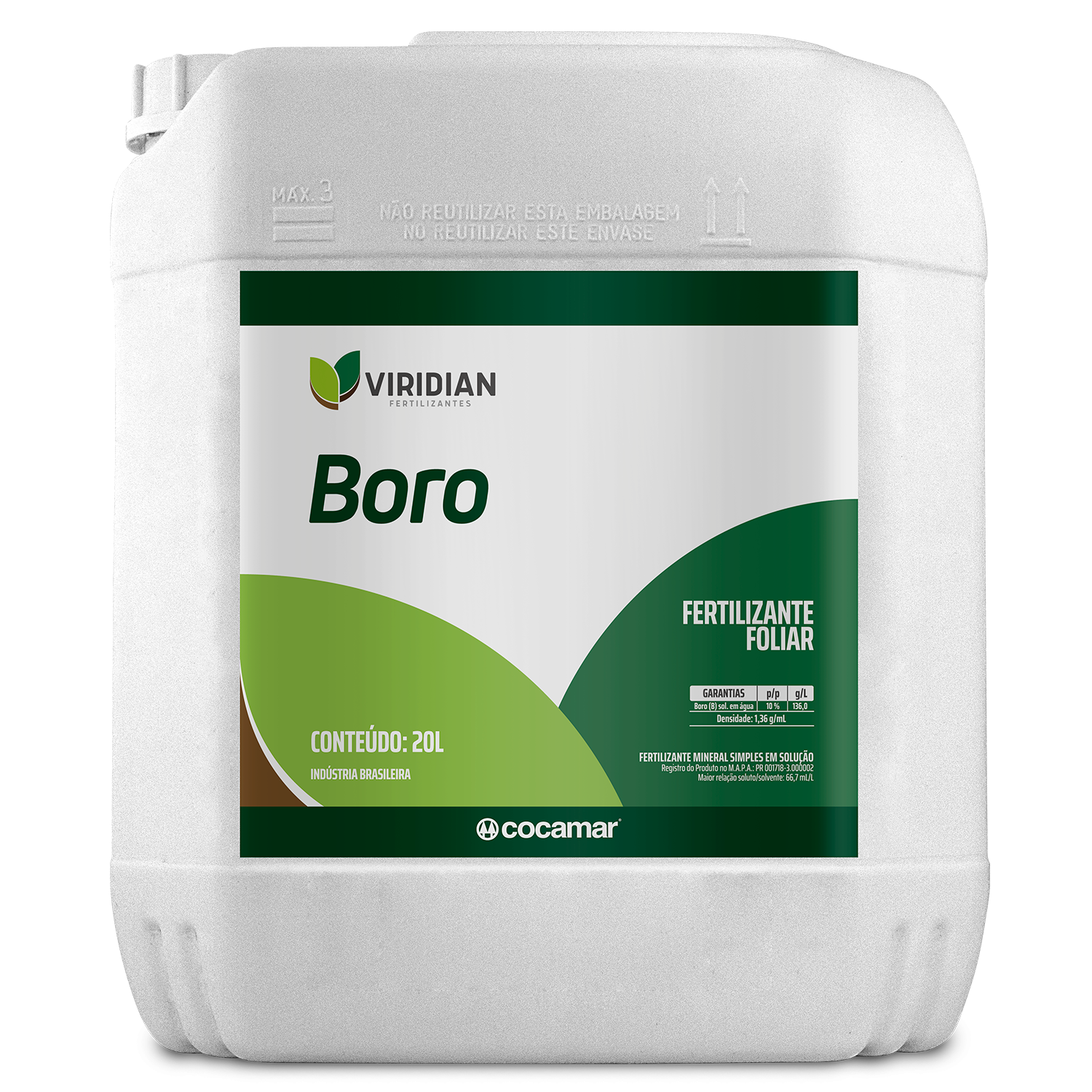Embalagem Viridian Boro